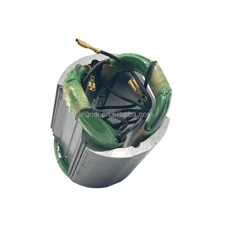 High Quality KUNDI Brand Professional Manufacturer power tool spare parts accessories for Stator Field Coil 9565C with glue