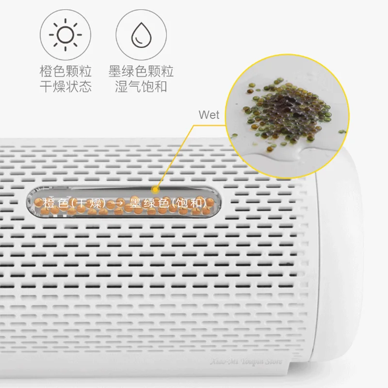 XIAOMI Mijia Deerma DEM-CS10M Mini Dehumidifier Household Cycle Dehumidifier Moisture Absorption Dehumidification Dryer