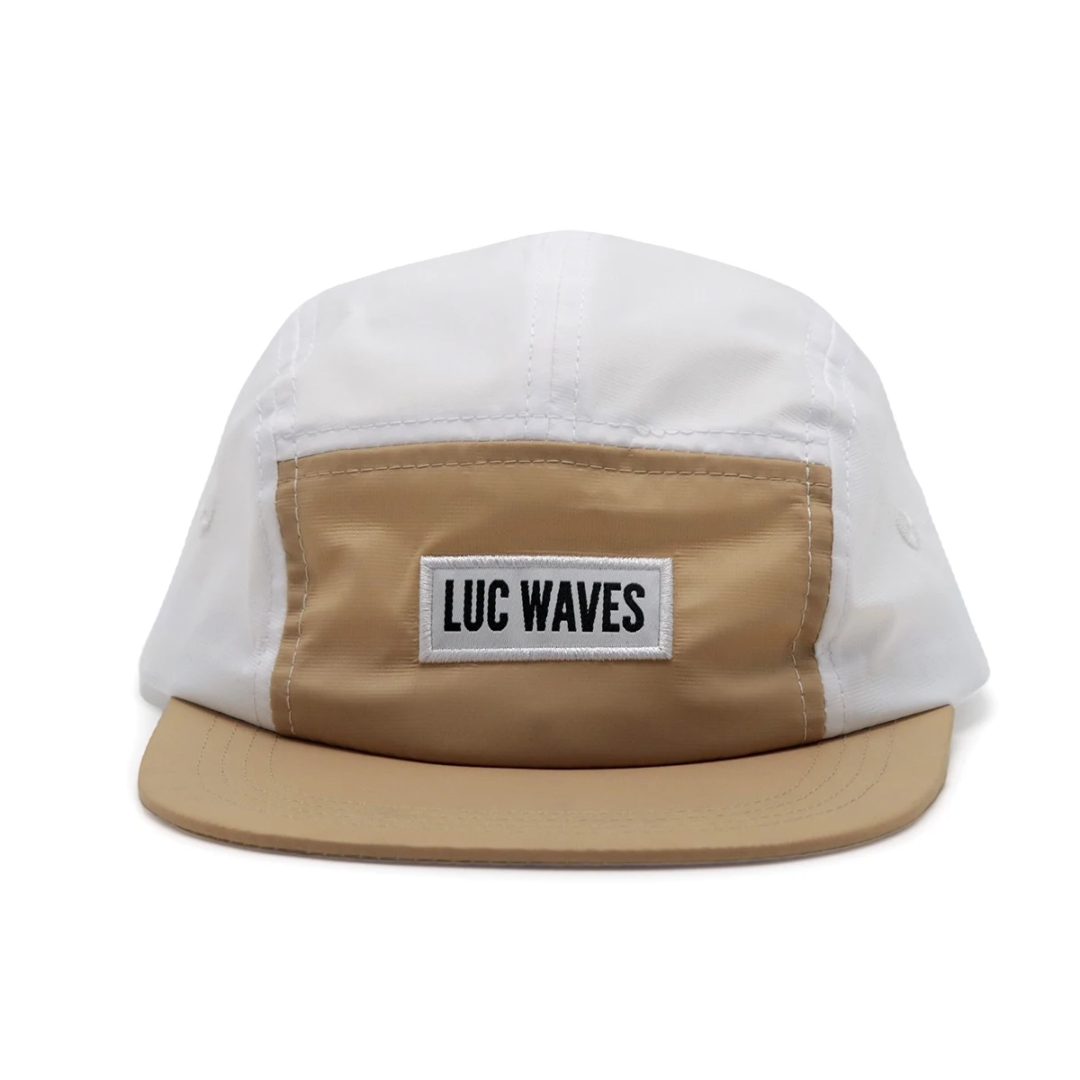 Snapback Unstructured Custom Logo Running Cap Nylon 5 panel Hat