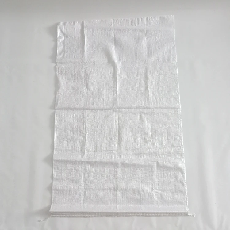 
ready to ship white pp woven bag sack 50 kg for Corn, flour, bean packaging 60*100cm 
