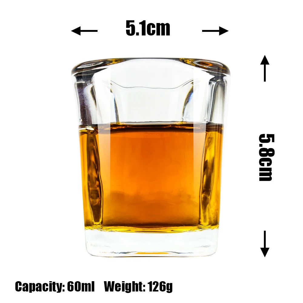 Hot Sell Custom Logo 12pcs American Style Shot Glass Sublimation Shot Slasses