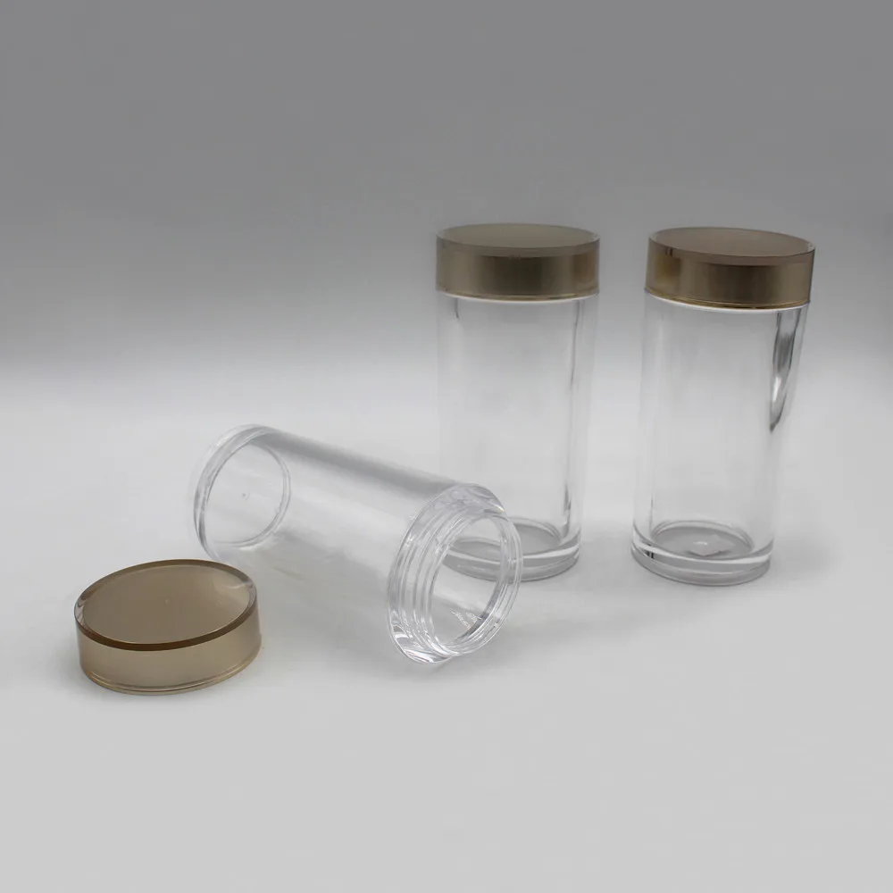 Прямой набора круглых прозрачных ленточек бутылках косметические банки в бутылках Пластиковый Контейнер банки для сыпучих порошков 50 мл 100 мл 150 мл 200 мл 350 мл 600 мл