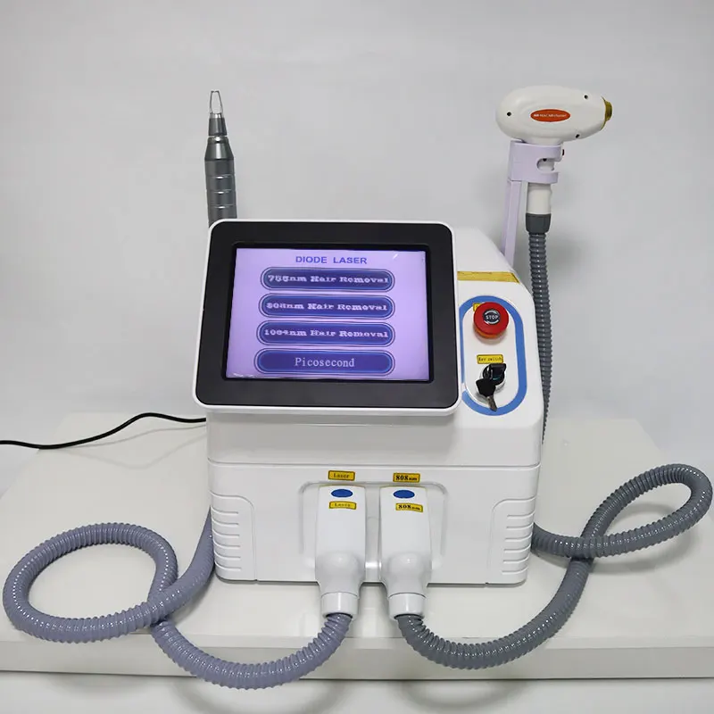 New 3 Wavelengths alexandrite laser hair removal Diode Laser 755 808 940 1064 Diode Laser Hair Removal Machine For Spa