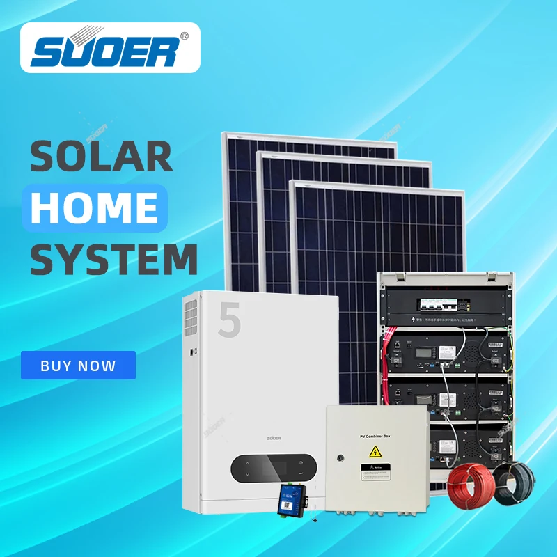 Home Solar System 5KW 5000Watt 5000W Hybrid Solar System 5KW 8KW 10KW Solar Energy System