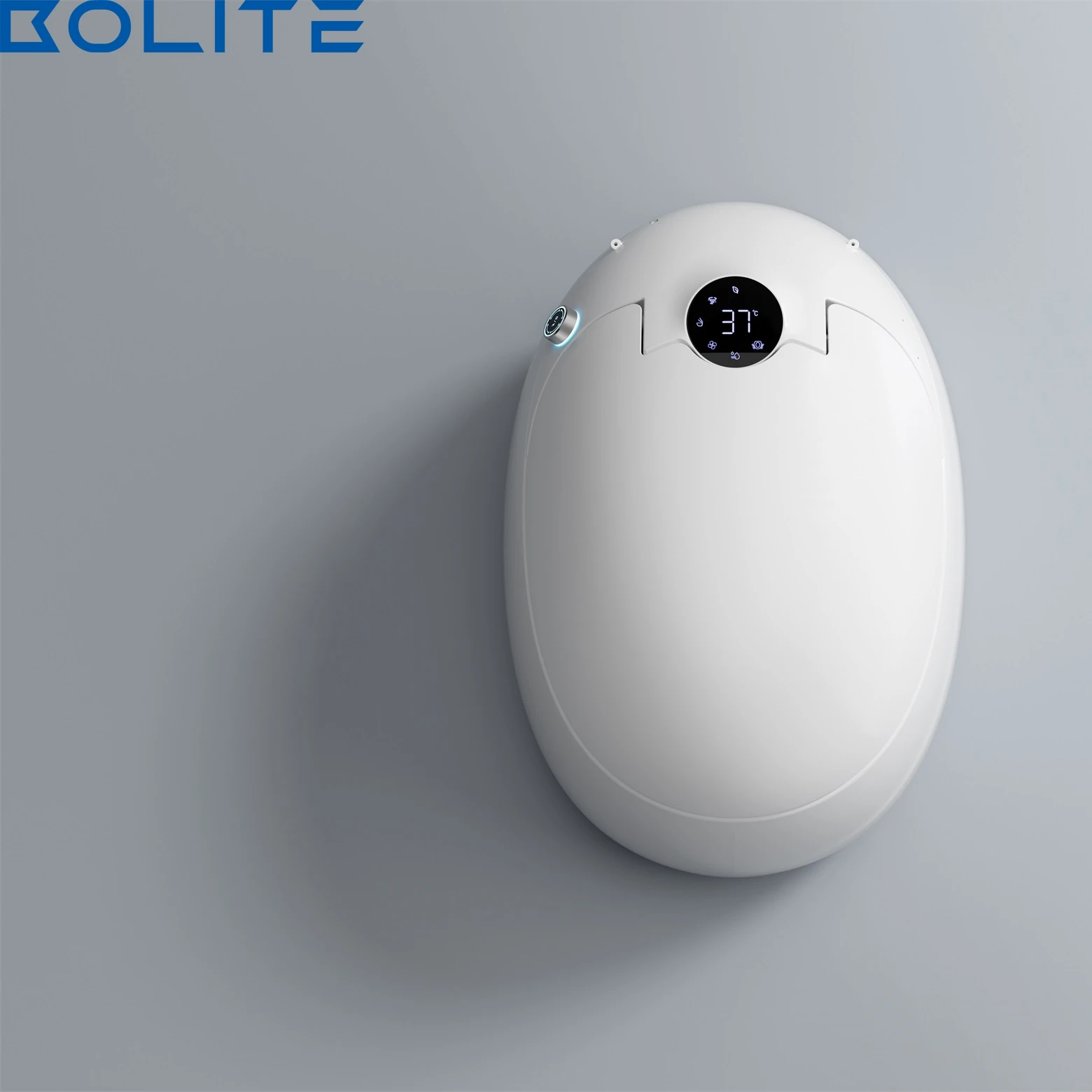 Shaped Water Closet One Piece Luxury Wc White Color Foot Flush Egg-Shaped Floor Mount Egg Shape Smart Toilet