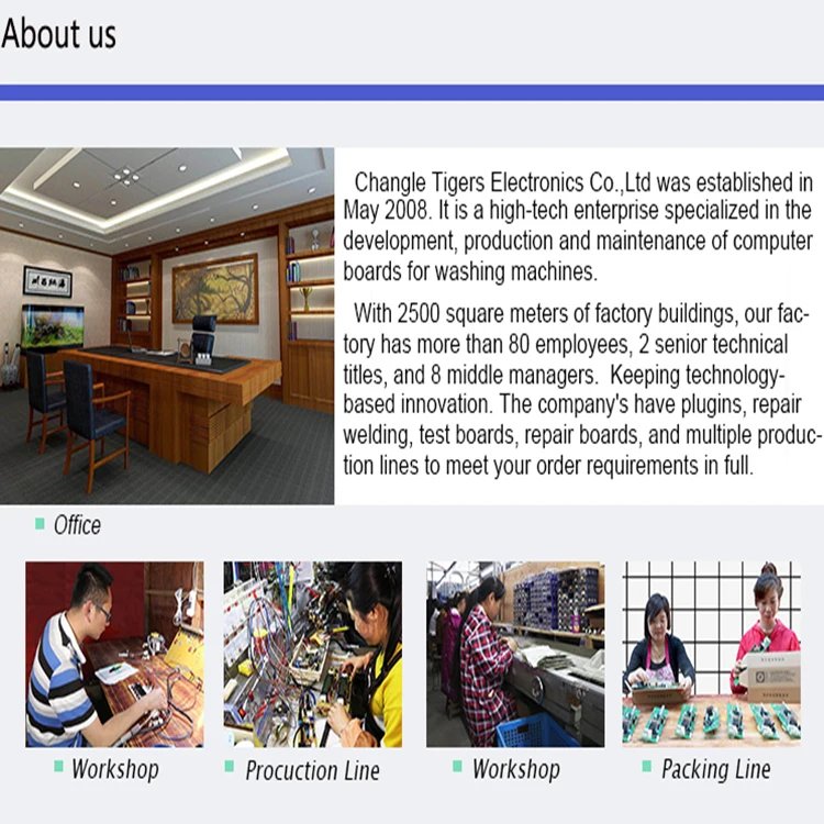 
Band custom washing machine board 