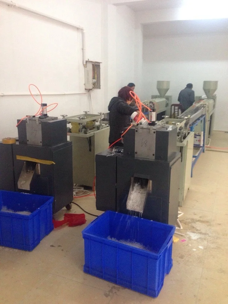 new plastic elastic  rubber band making machine for hair