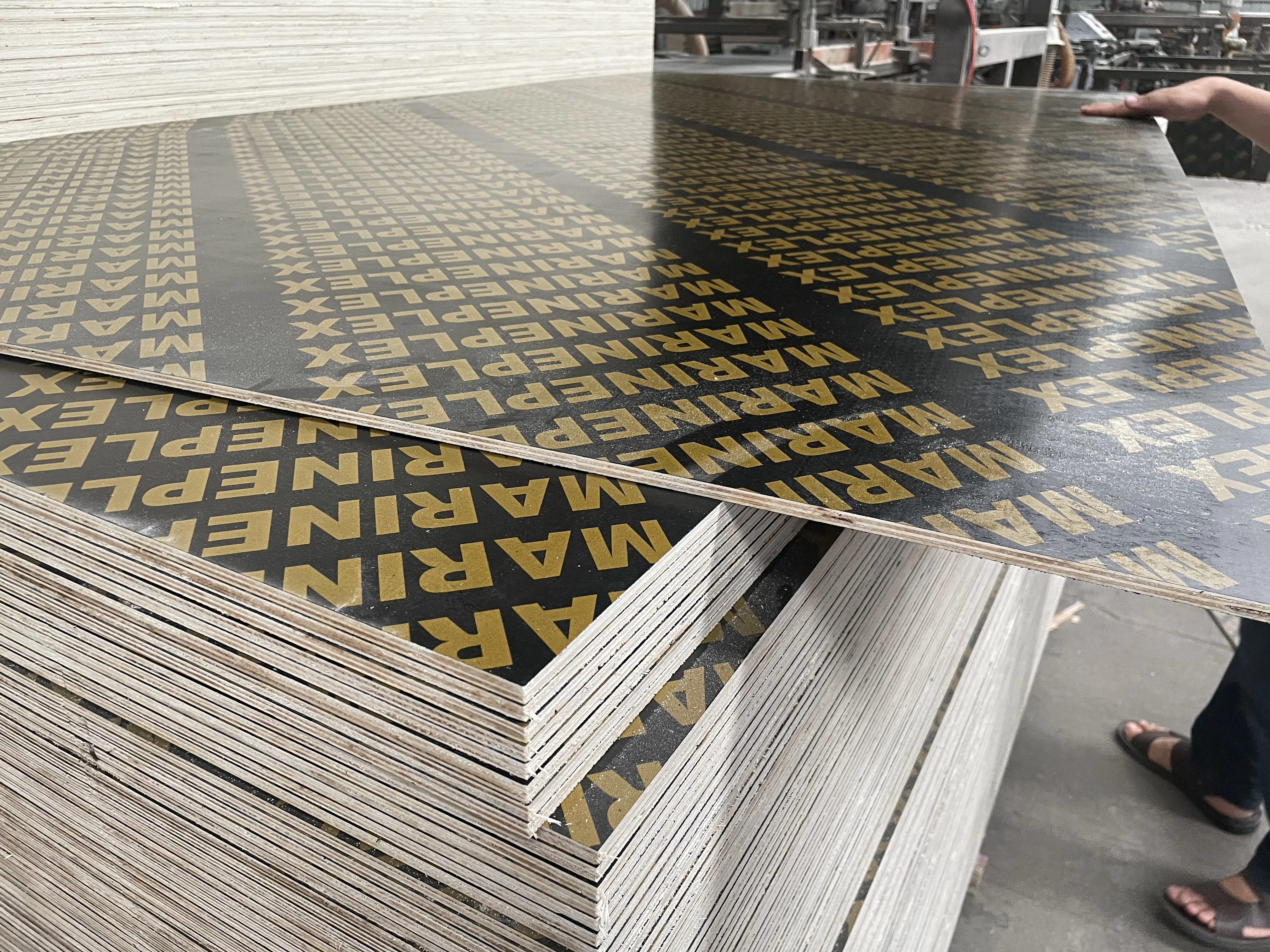 China Factory 8mm 12mm 15mm 18mm Film Faced Plywood Laminated Plywood Price Building PLYWOOD