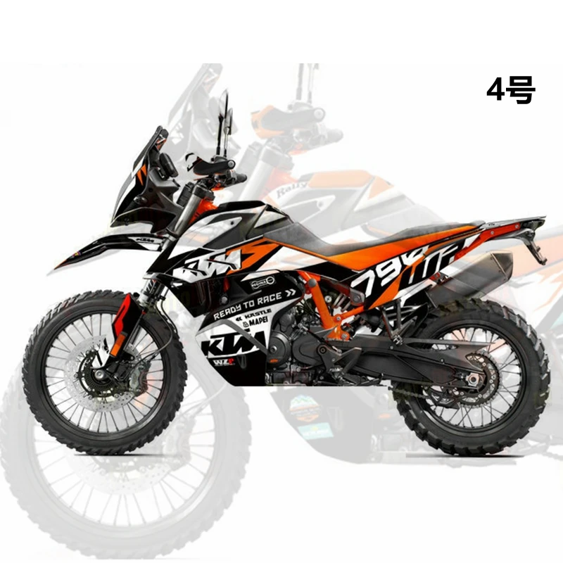 
Customization universal reflect light waterproof motorcycle sticker motorcycle sticker kit KTM- 790ADV 