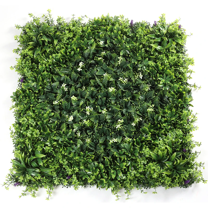 CGUV Good Quality Plastic Green Wall Artificial Boxwood Panel Indoor Backdrop Decoration