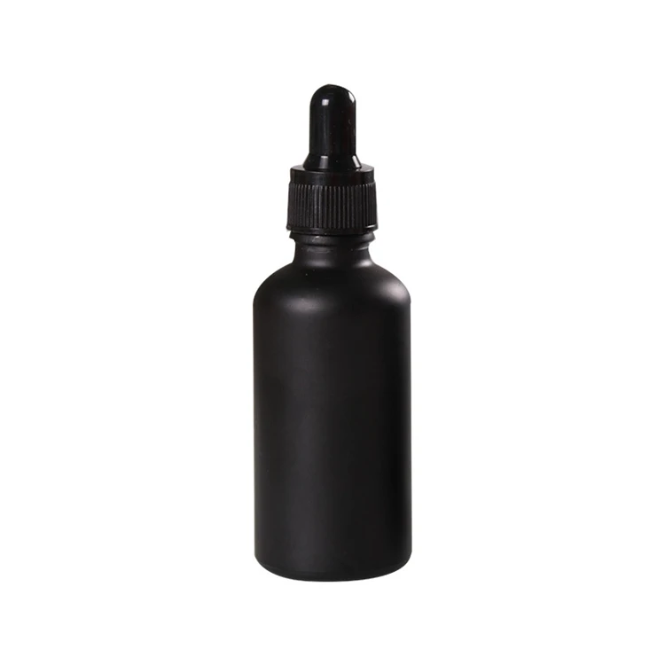 5ml 10ml 15ml 20ml 30ml 50ml 100l matte dark black oil glass dropper