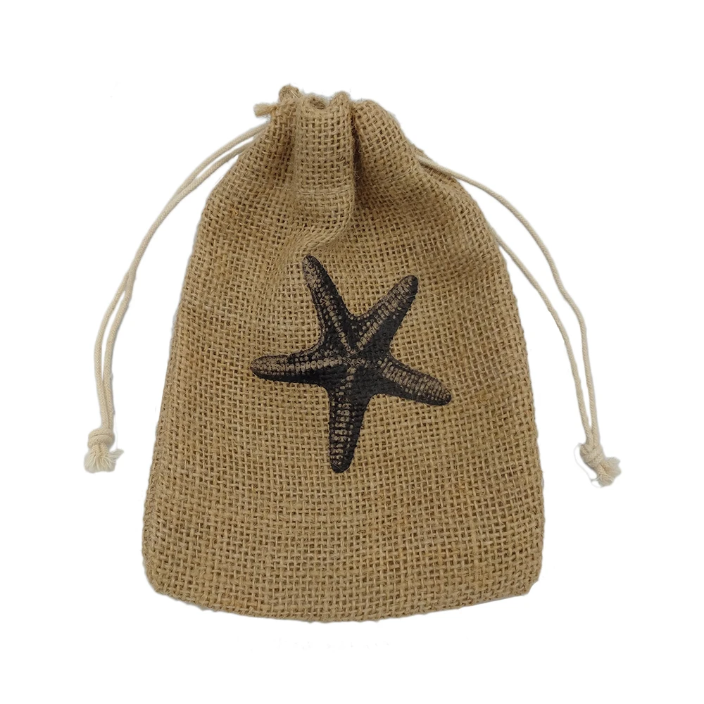 Wholesale Small Linen Jute Drawstring Jewelry Travel Pouch Custom Design Wine Gift Storage Hemp Burlap Bags With Logo