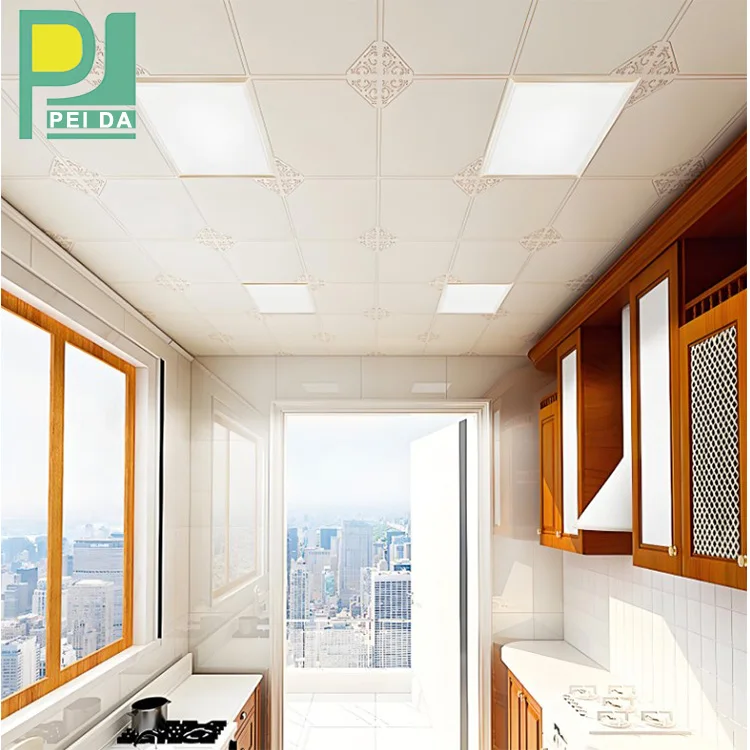 Square Acoustic Suspended Aluminum Ceiling For Room