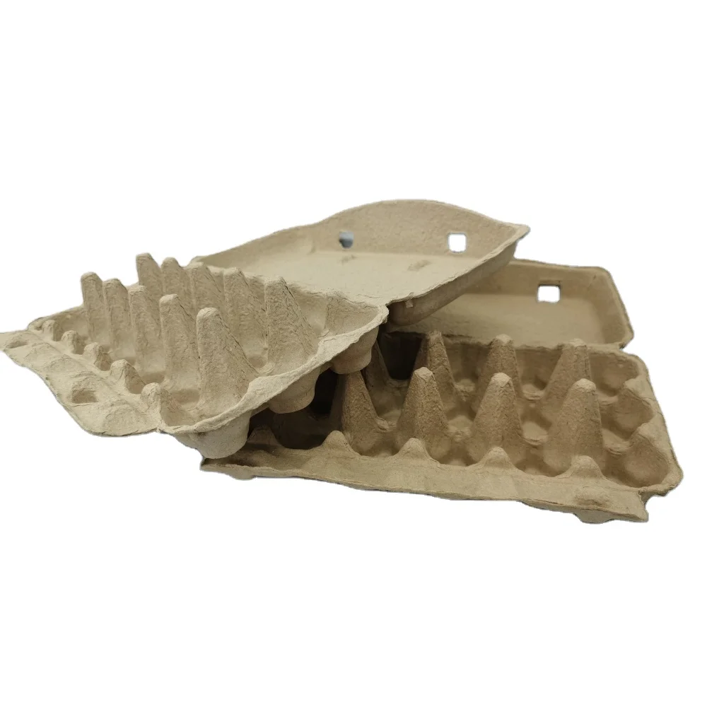 Hot Sale Low Price Bio-degradable 6/ 10 /12/ 15/ 30 cells Paper Pulp pheasant egg carton