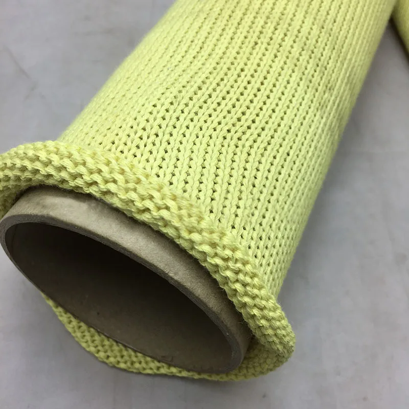High Heat Resistance Kevlar Aramid Sleeve for glass tempering furnace