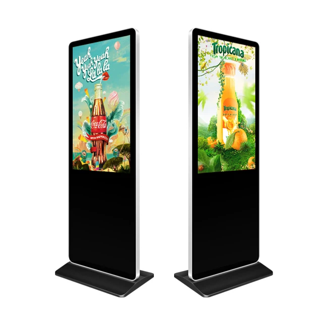 
65 Inch Floor Stand Wifi Display Network Digital Signage and Displays Kiosk Advertising Players Screen Displays 