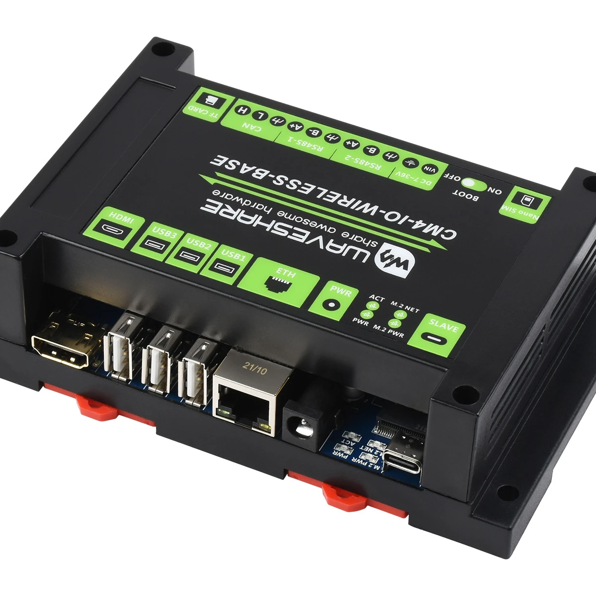 Waveshare Industrial IoT Wireless Expansion Module Designed for Raspberry Pi Compute Module 4