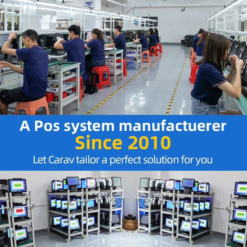 10.1 inch Windows POS machine all in one cash register white single touch screen for Restaurant retail