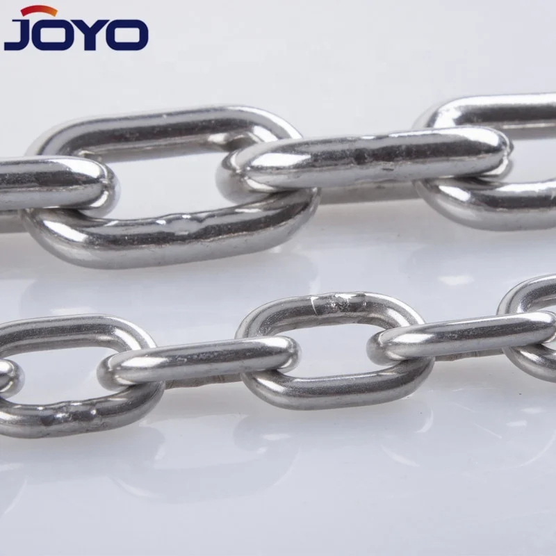 US TYPE ASTM80 standard stainless steel  304 or 316 link chain...
