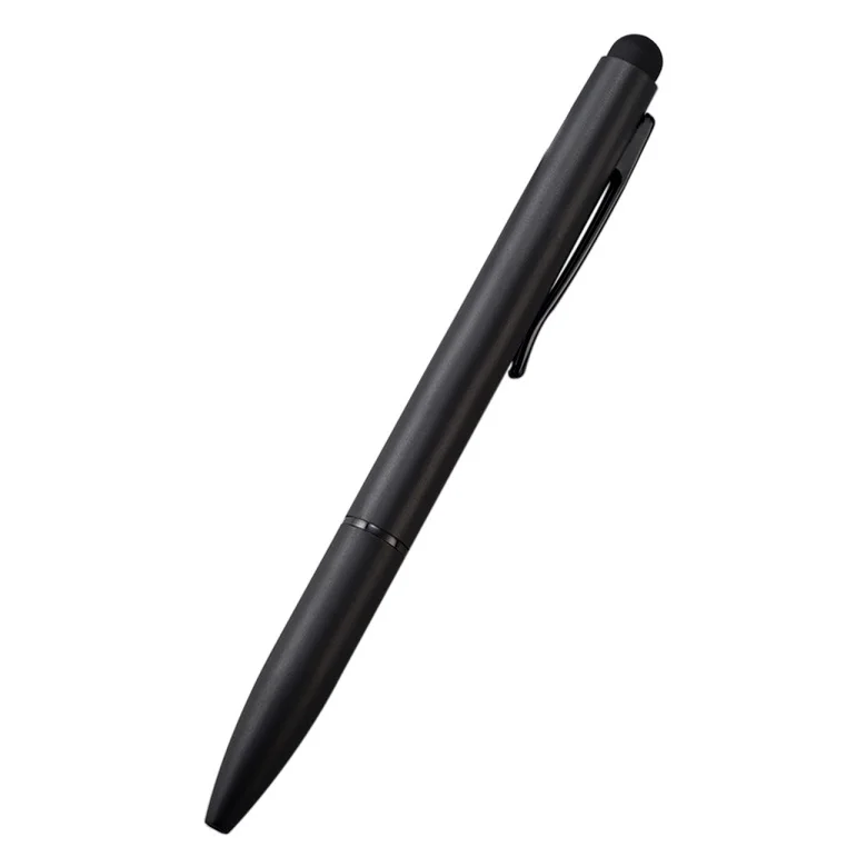 Hersteller Wholesale Directly Bulk Black Metal Ball Pen Stylus Cool Matte Rubber Painted Classy Black Smart Digital Touch Pen