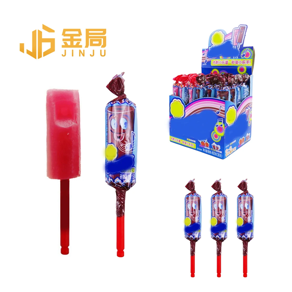 New product china toys supplier  whistle shape lollypop candy toy lollipop candy