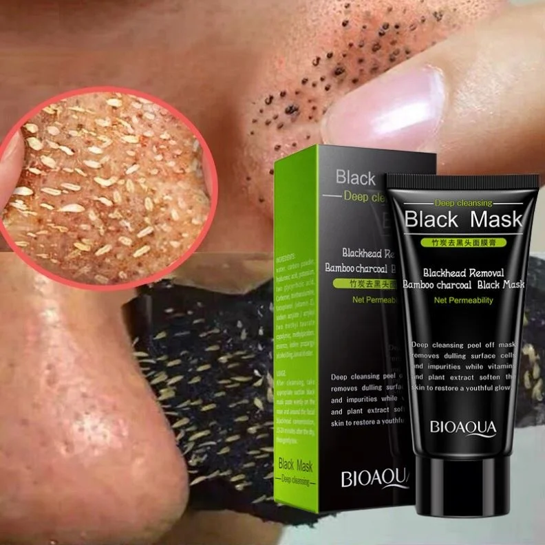 Removal Black mask Vegan Facial Basic Clean Nose Patch Kaolin Pink Clay Blackhead Remover mask
