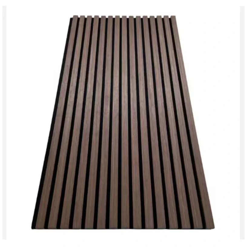 Wall Decoration Akupanel 3D design interior Acoustic Panel Wooden Sound Isolation Acoustic Slat Wall Panels