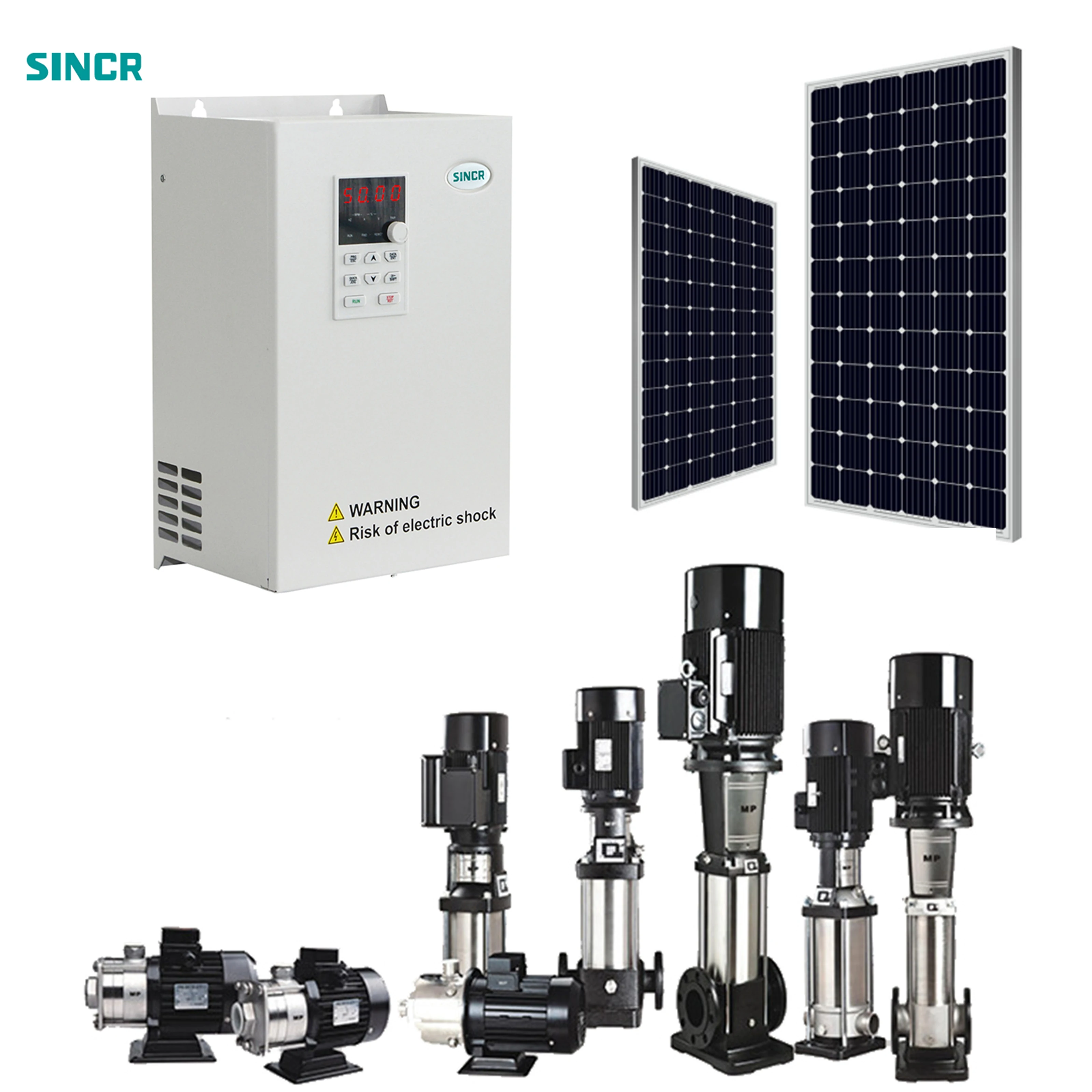 SINCR 30kw vfd variable frequency drive solar pump inverter for agricultural irrigation