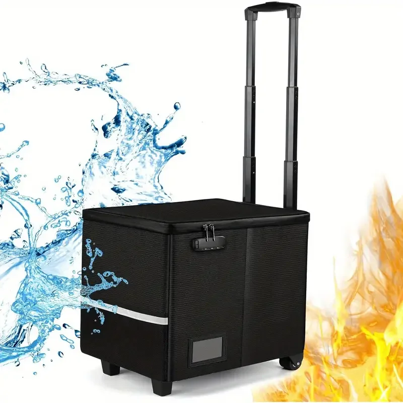 Box File Manufacturers  Fireproof Case Organizer Filling Office Safe Fireproof Document Box With Lock