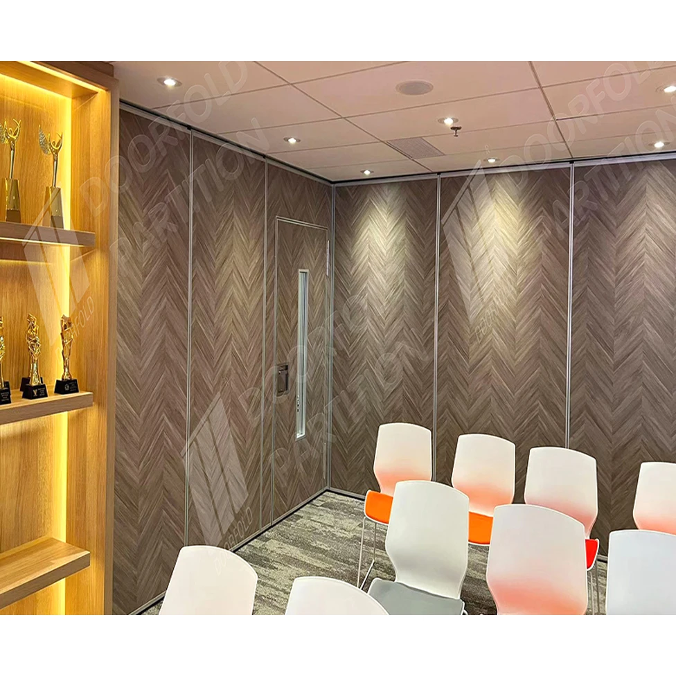 Conference Room Aluminum Frame Sliding & Folding Partition Wall  for Dynamic Meeting Spaces