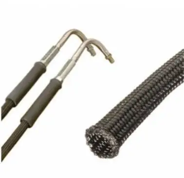 High abrasion resistance Nylon multifilament braided wire loom cable sleeve