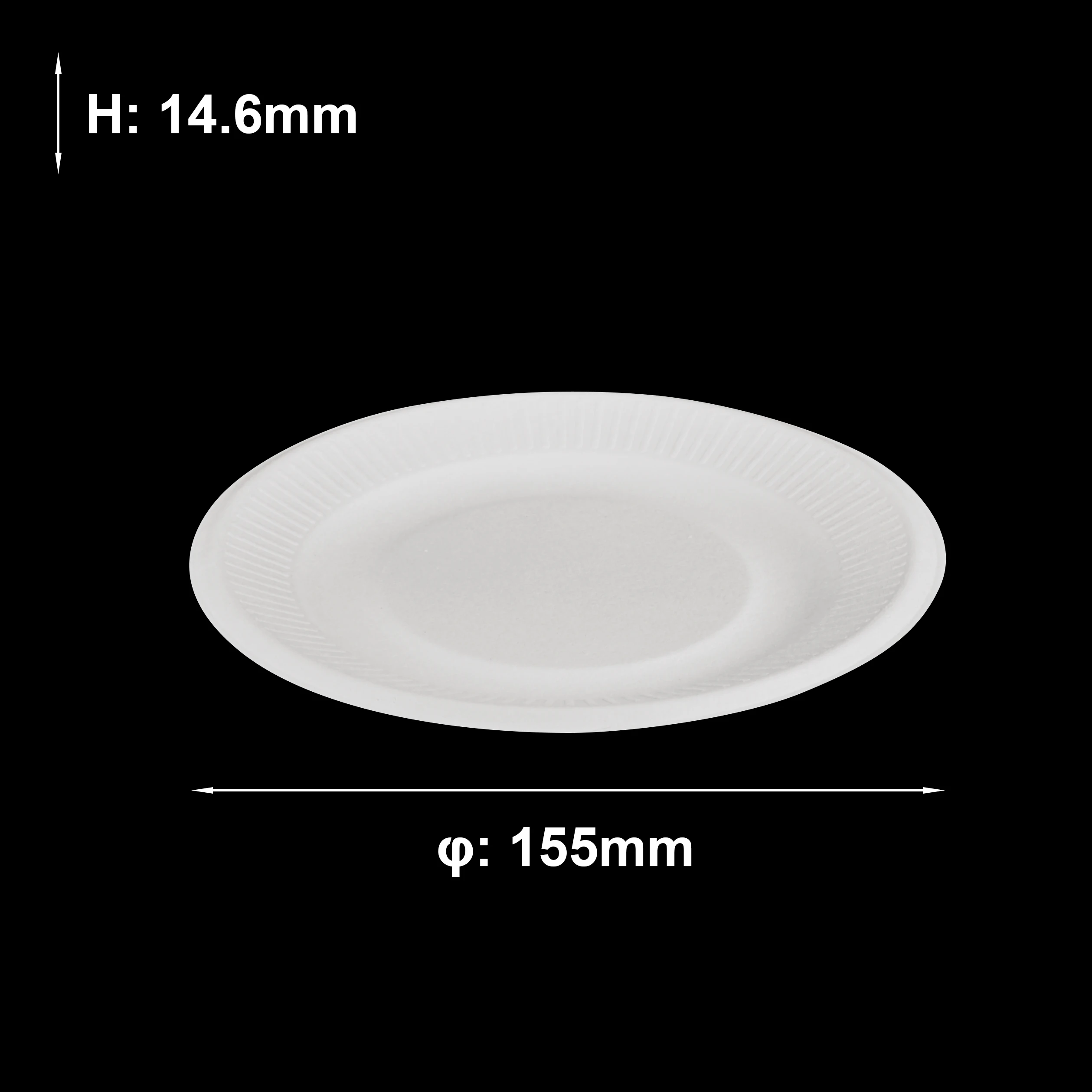 Green Disposable Sugarcane Tableware Compostable Biodegradable Heavy Duty To Go Plate 9Inch Bagasse Paper