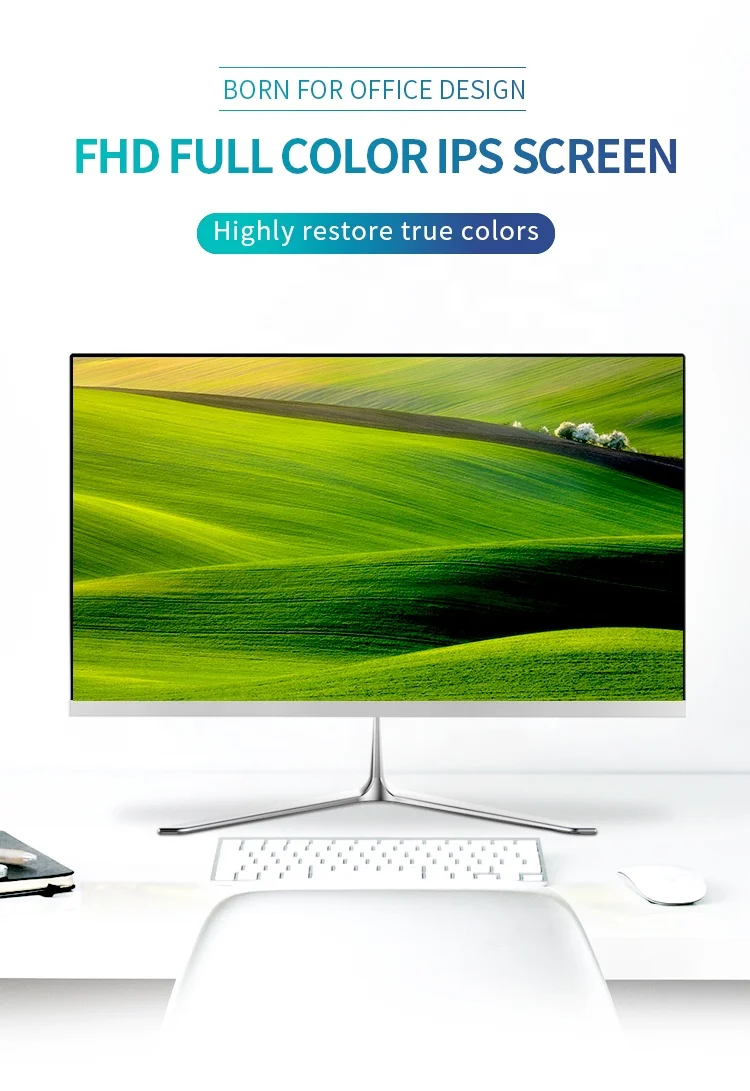 Best price Core I3 I5 I7 HD Graphics Business BT 4.0 Cam 0.3M 21.5 inch Monoblock Computers Desktops All in One PC Computers