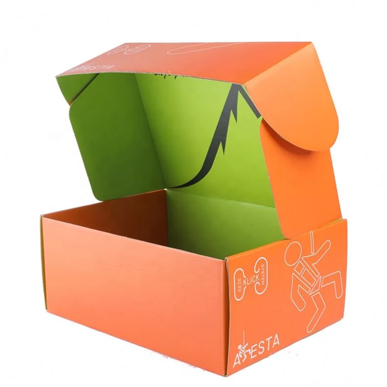 Manufacturer Custom logo Full Color Printed Carton Corrugated Black Cardboard Shipping Box Packaging Mailing Box for Delivery