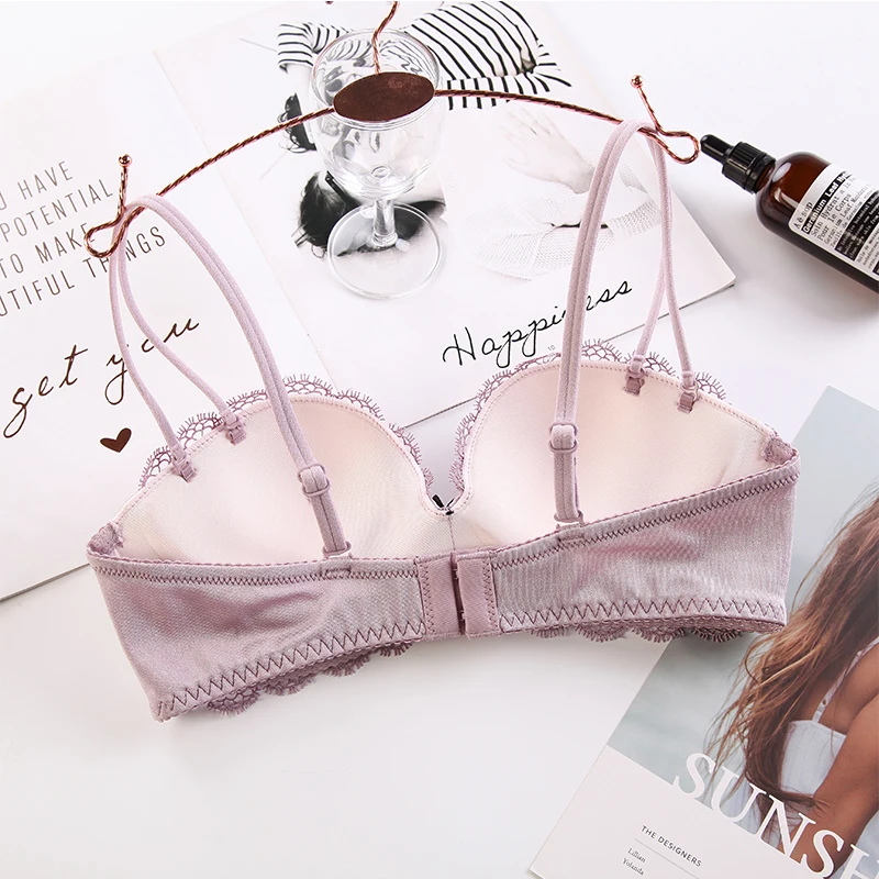 Beautiful sweet low price black hot sexy mature women simple bra panty set