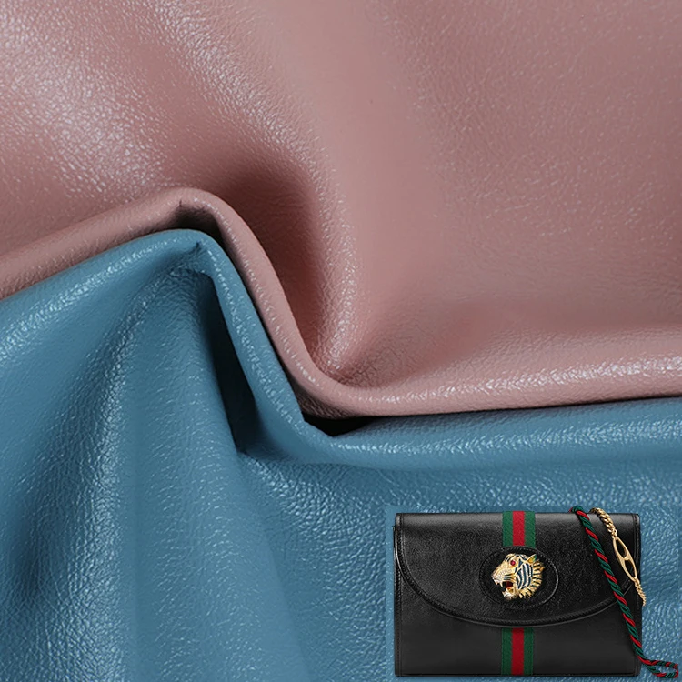 1.2mm pu faux leather vinyl cantaloupe pattern oil wax pu synthetic leather vinyl for handbags shoes