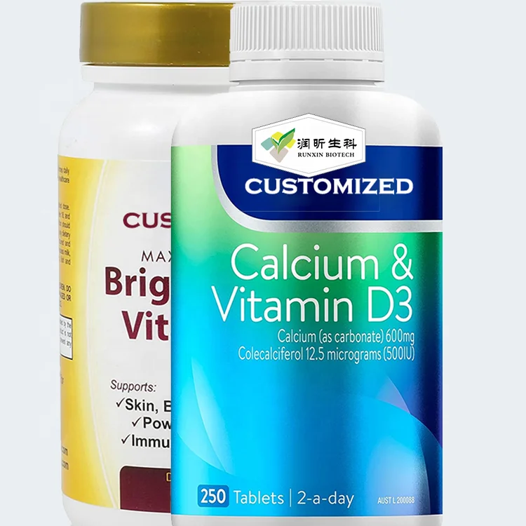 private label halal multi vitamins vitamin b12 5000 iu capsule calcium vitamin d3 powder tablets