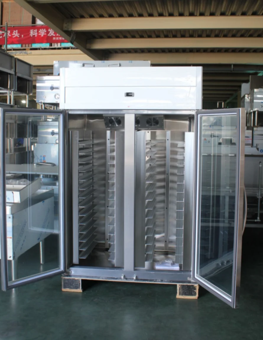double door fridge bakery fridge double door Freezer and chiller with GN pans