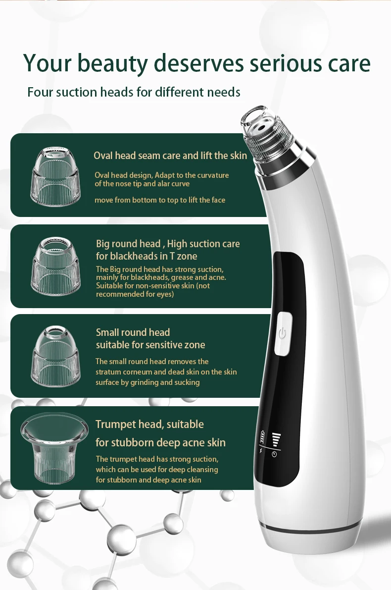 SGROW Blackhead Remover Hot Compress Vacuum Absorption Remove Blackhead