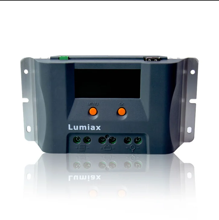 Lumiax высококлассный 10A 15A 12 в 130 Вт Солнечный контроллер mppt ЖК-дисплей с USB Европа и США Эксклюзивный