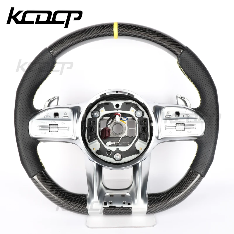 Подходит для Benz c class c300 c200 c180 c260 C43 C63 W204 W205 W206 W212 W221 W207 W222 от старой модели до Нового Рулевого Колеса из углеродного волокна