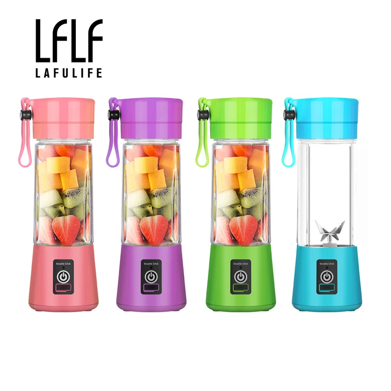 LAFU Electric Fruit Household Portable Juicer Blender  380ml Usb Rechargeable 1800Mah Battery Juicer Cup Juicer Orange Automatic