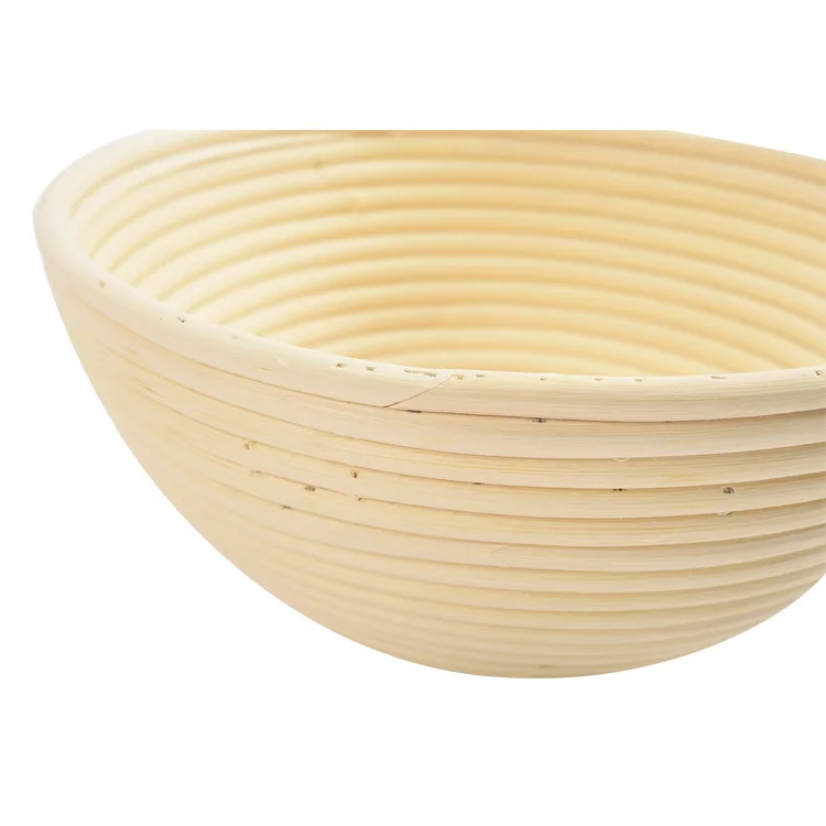 Factory Price Bulka Banneton 100% Natural Cane Rattan Bread Proofing Basket