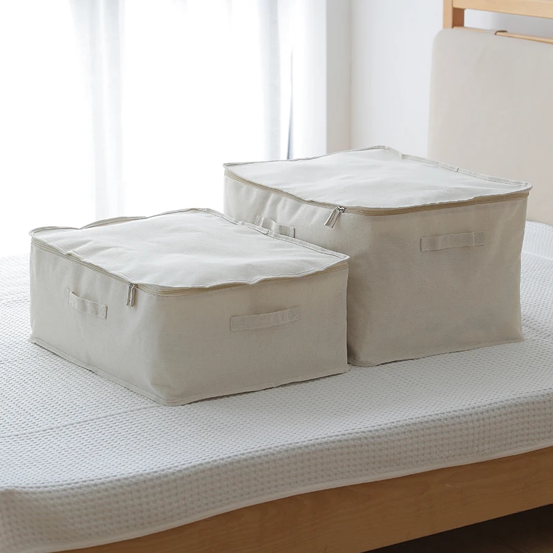 SHIMOYAMA полиэстер бежевый ящик для хранения одежды складное Одеяло сумка стеганое одеяло наборы постельного белья