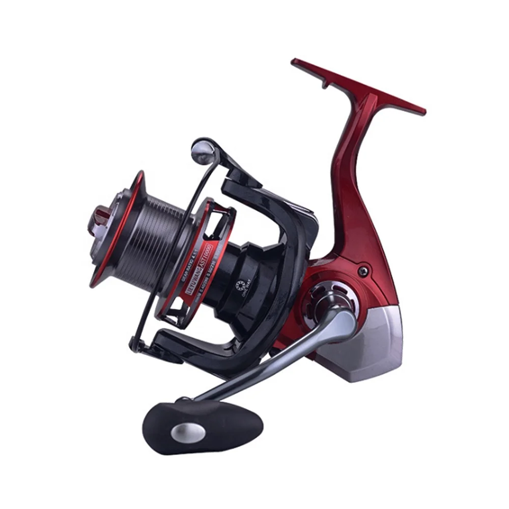 Kmucutie Saltwater Metal Spinning Reel Fishing Size 1000-2000 CNC Aluminum Alloy Spool Surfcasting Spinning Fishing  Reel