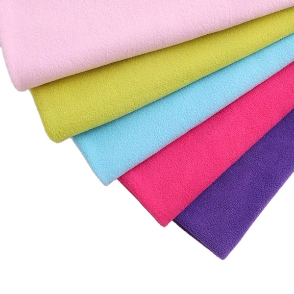 Shaoxing Textile Manufacturer Wholesale Customized Thick Polar Fleece One Side Brush One Side Anti Pilling Cloth Blanket Fabric