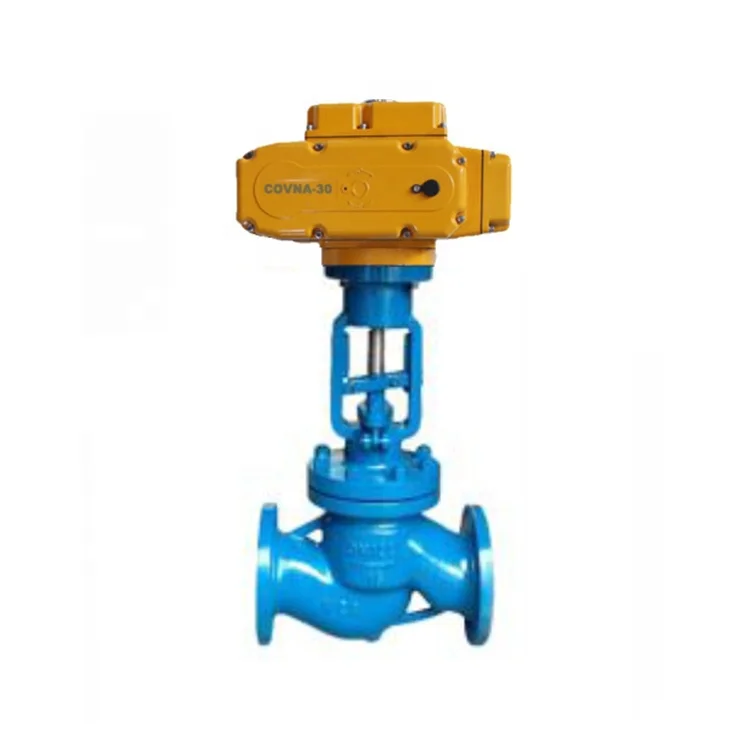 High Pressure 2.5 MPa Ductile Iron 2' Motorized Electric Motor Operated PN16 Globe Valve for Oil and Gas