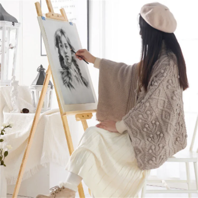 Guaranteed quality moderater price  pine easel wooden painting easle