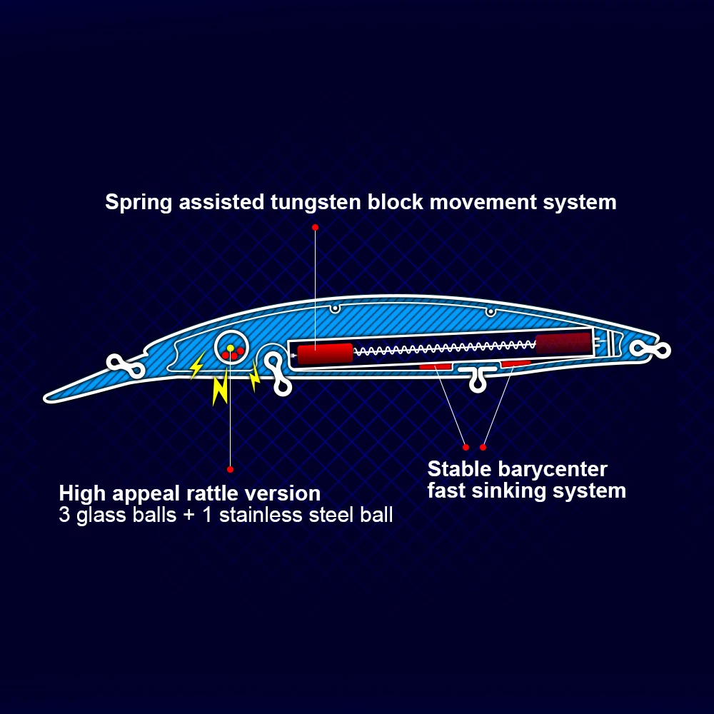 HONOREAL Flydiver 125 мм оптовая продажа приманки для рыбной ловли блесна искусственная жесткая рыболовная приманка в соленой воде