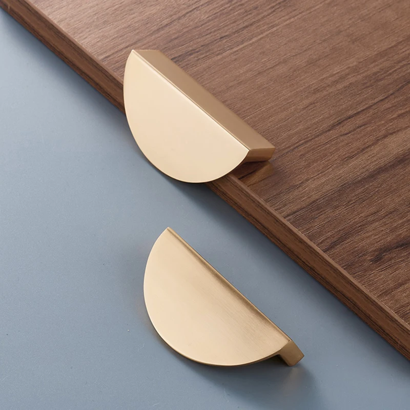 Al  Half Round Knobs Half Moon Pull Handles Furniture Funky Cabinet Drawer Handles Wardrobe Bending Handles